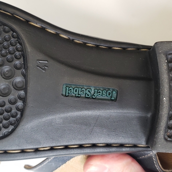 Josef Seibert Blue Sandals Size 41 - Picture 5 of 9